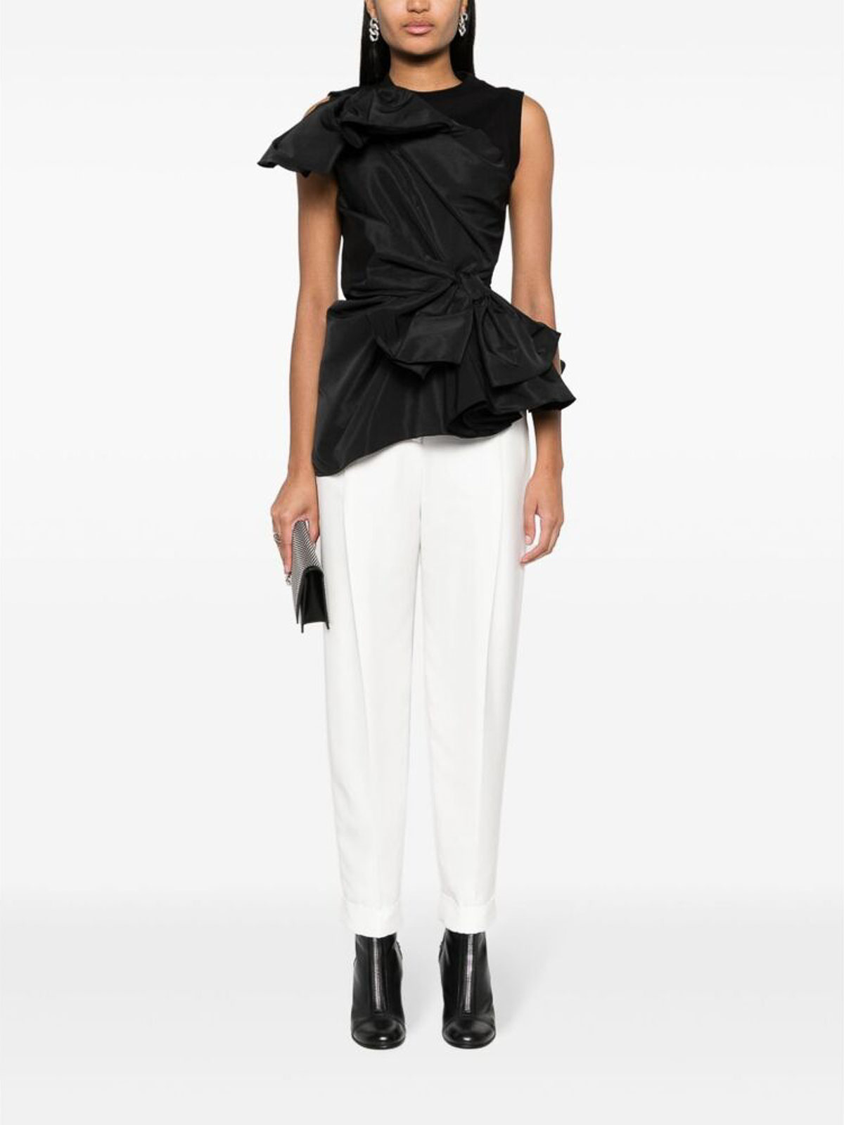 Alexander Mcqueen ブラウス - 黒|777201QLAA61000 | THEBS