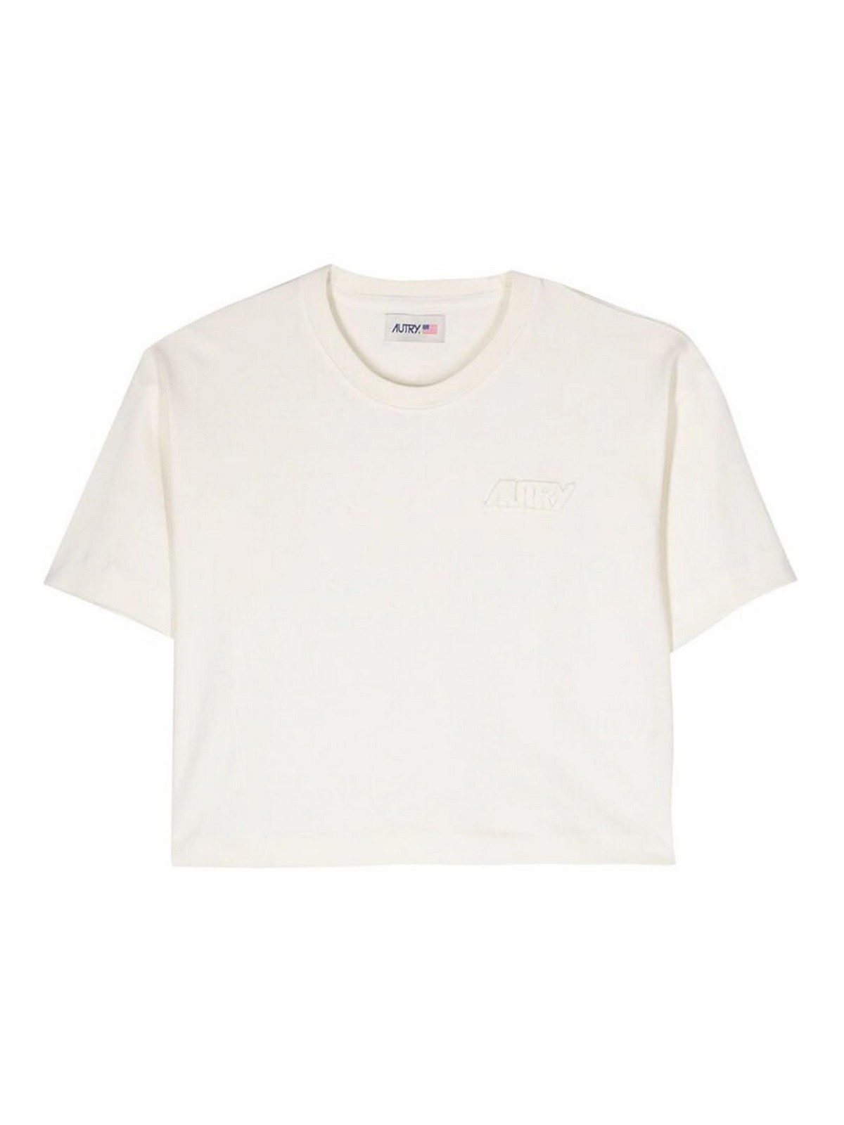 Shop Autry Camiseta - Crema In Cream