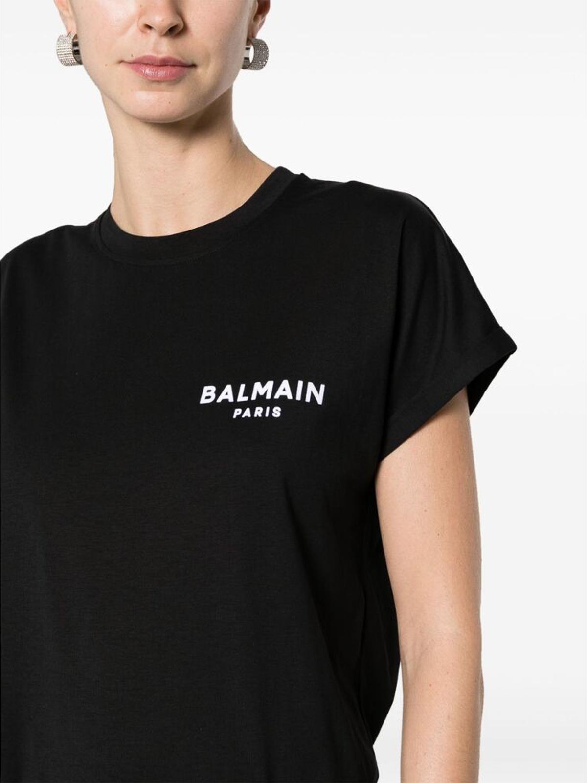 Shop Balmain Camiseta - Negro In Black