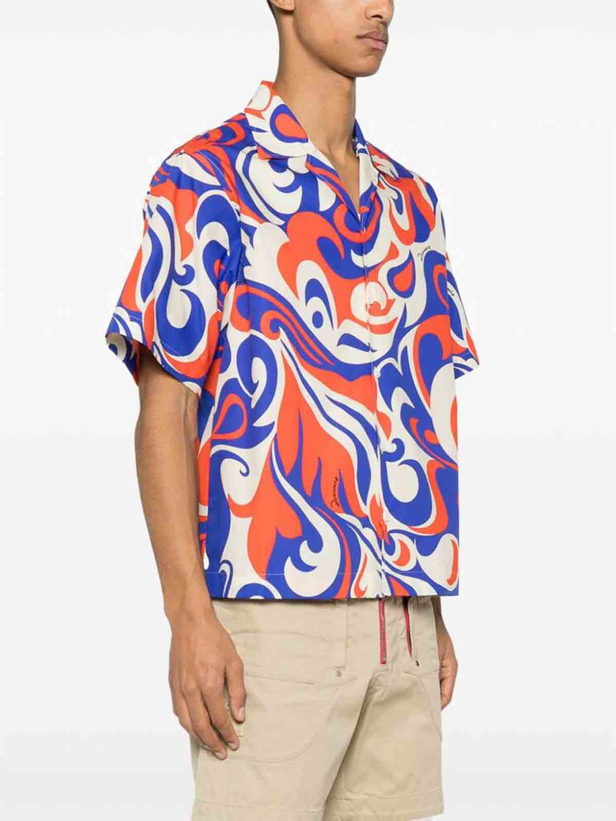 Shop Dsquared2 Camisa - Multicolor In Multicolour
