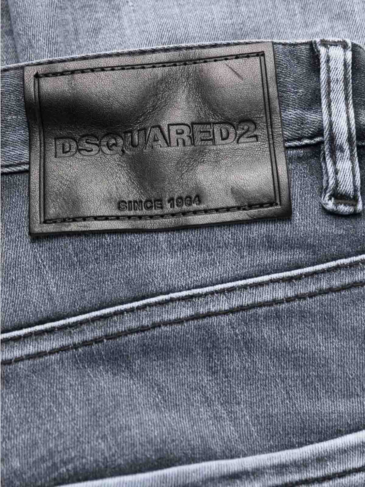 Shop Dsquared2 Low-rise Cropped Jeans In Blue