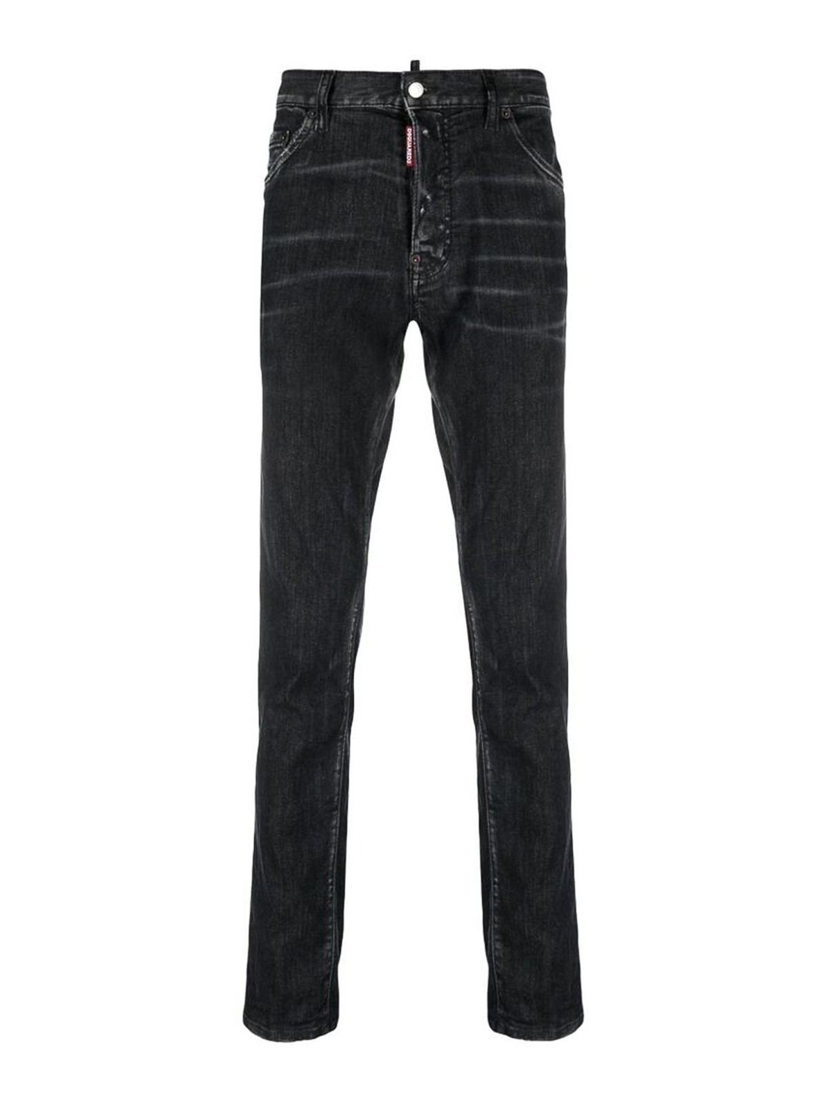 Shop Dsquared2 Black Stretch-jeans
