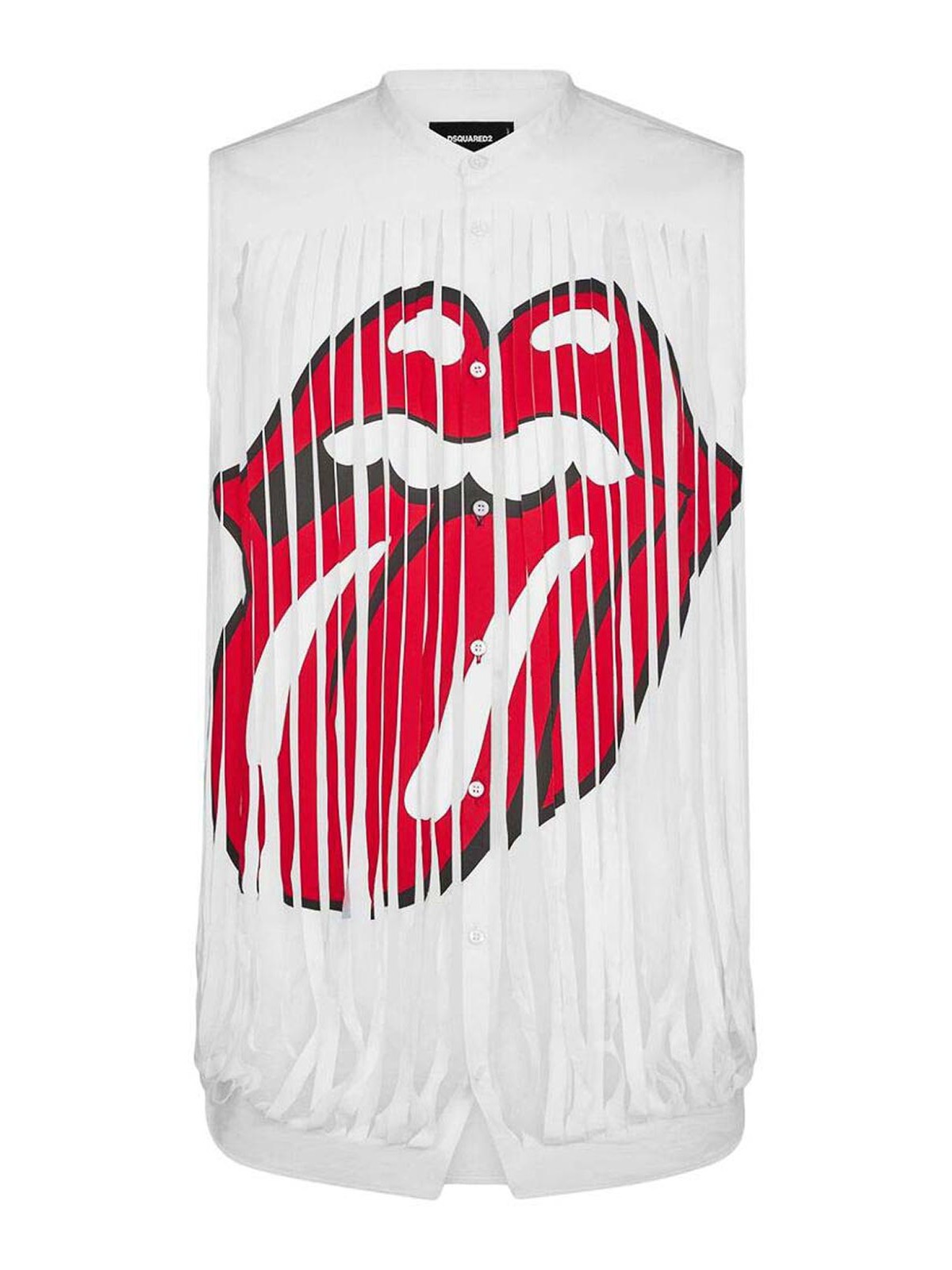 Shop Dsquared2 Graphic Effect Shirt In White