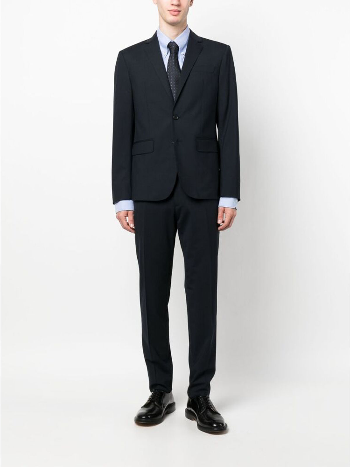 Shop Dsquared2 Single-breasted Two-piece Suit In Blue