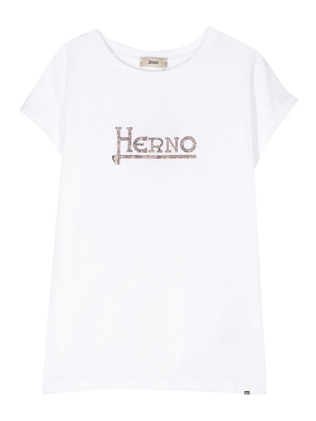 Herno Studded Tee In White