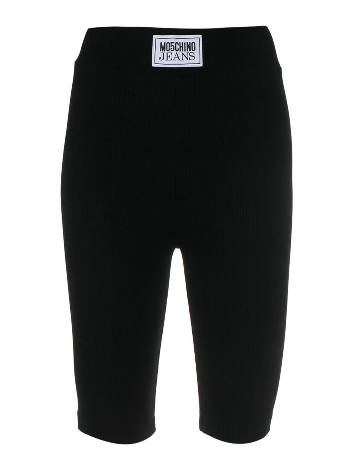 Shop Moschino Black Knee-length Pants