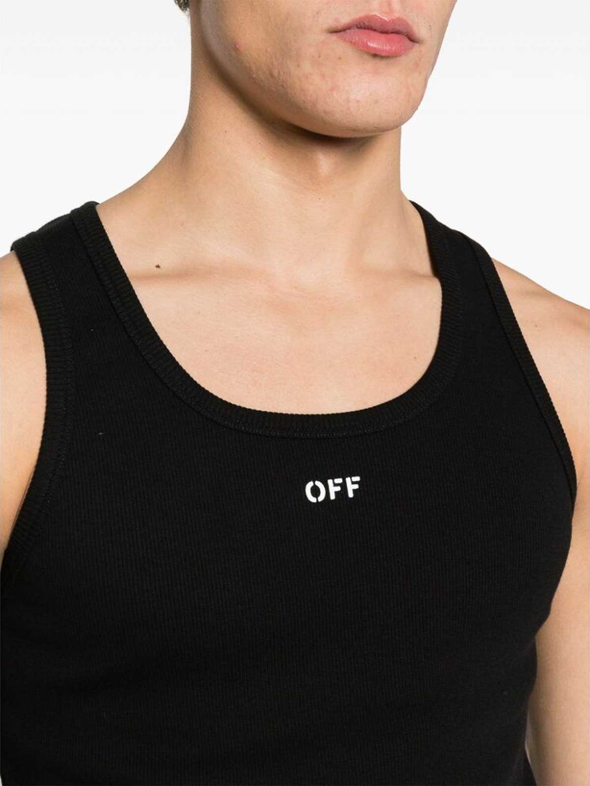 Shop Off-white Top - Negro In Black