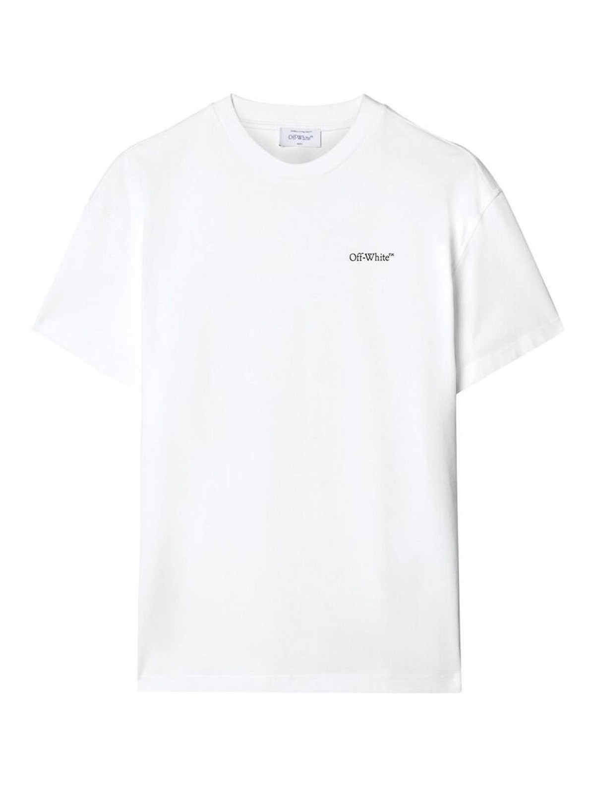 Shop Off-white White Floral Print T-shirt