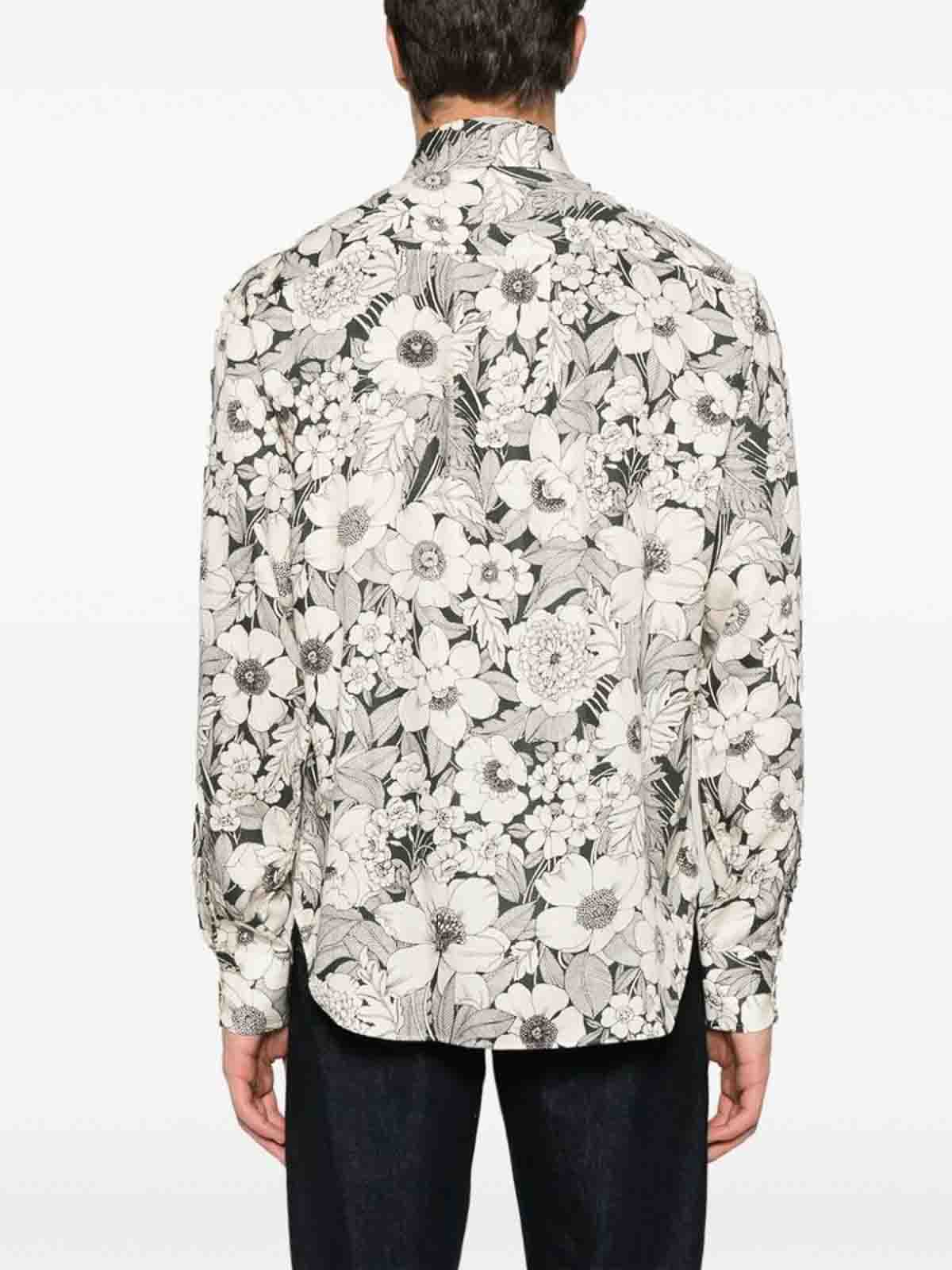 Shop Tom Ford Ivory White Button Shirt