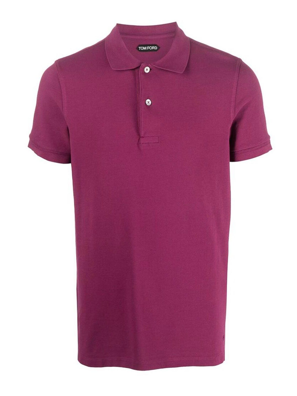Shop Tom Ford Magenta Polo Shirt In Nude & Neutrals