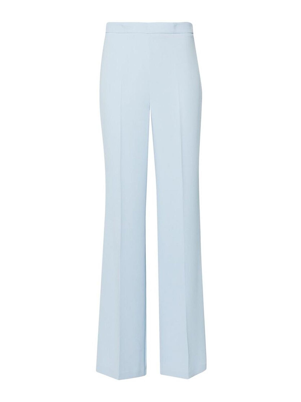 Twinset Straight Tailored Trousers In Blue