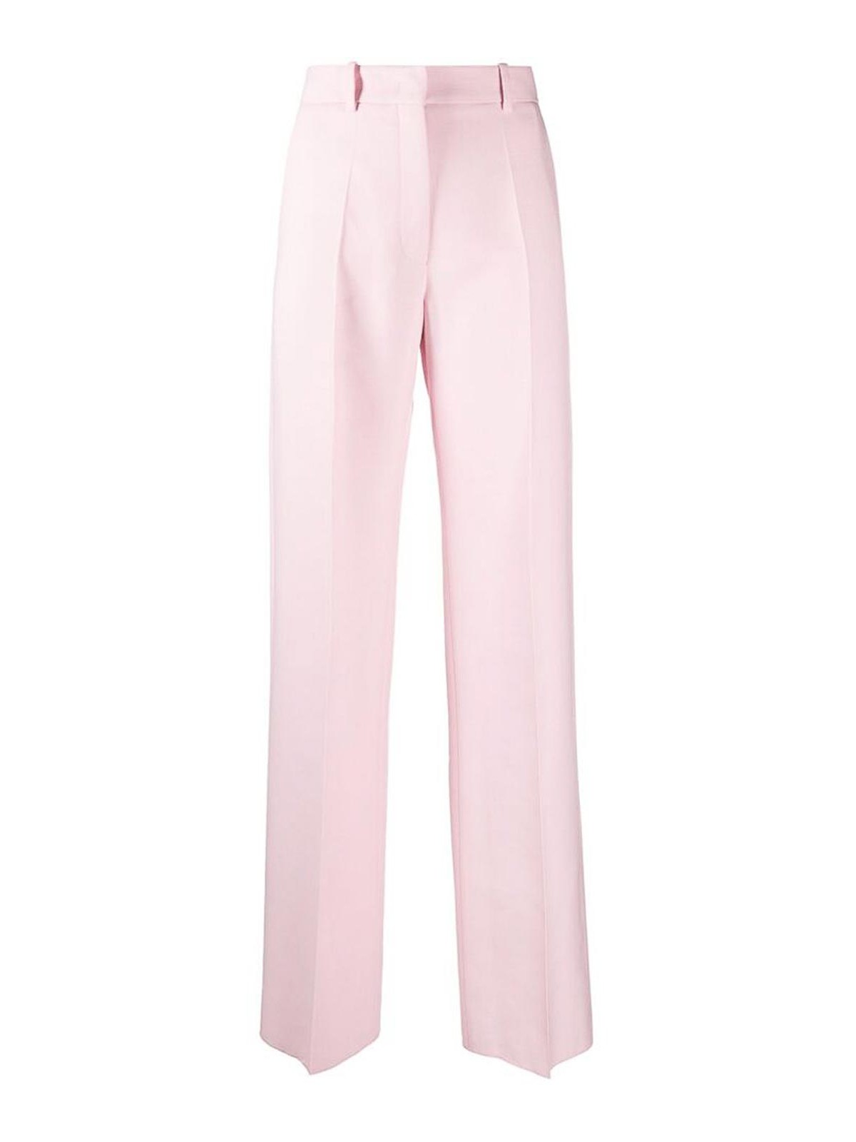 Valentino High-waist Tailored Trousers In Nude & Neutrals