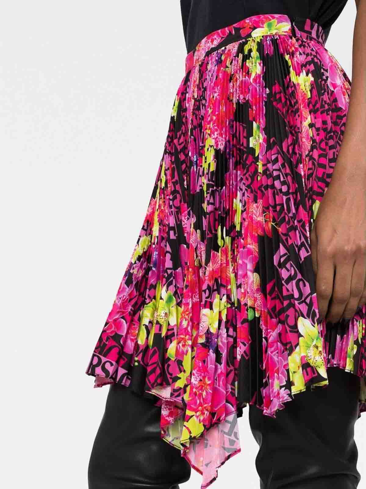 Shop Versace Minifalda - Color Carne Y Neutral In Nude & Neutrals