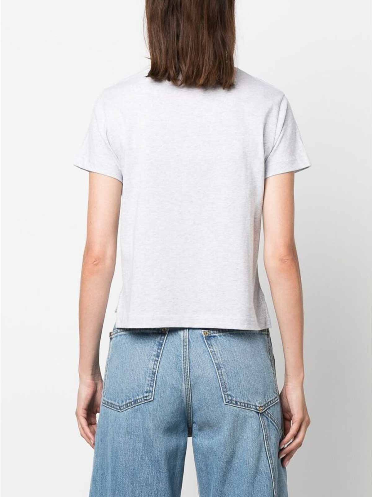 Shop Apc Camiseta - Astoria In Grey