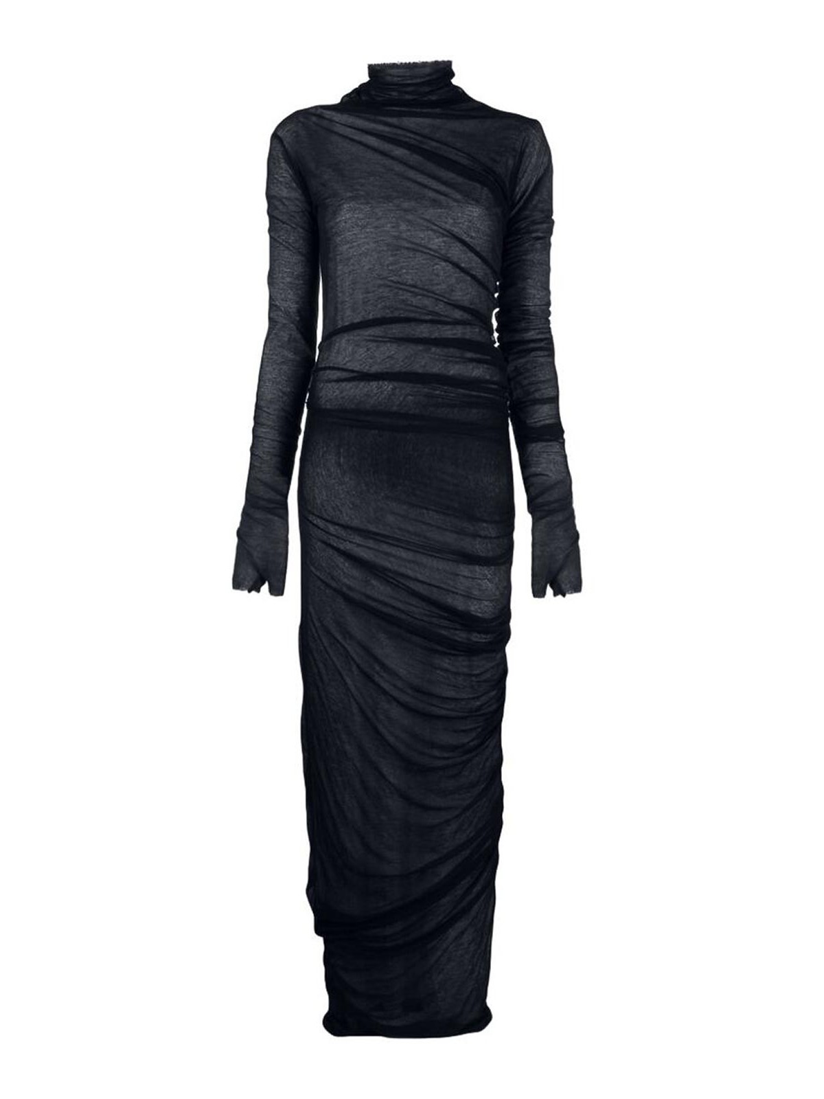 Ann Demeulemeester ロングスカート - 黒|SK15FA359099