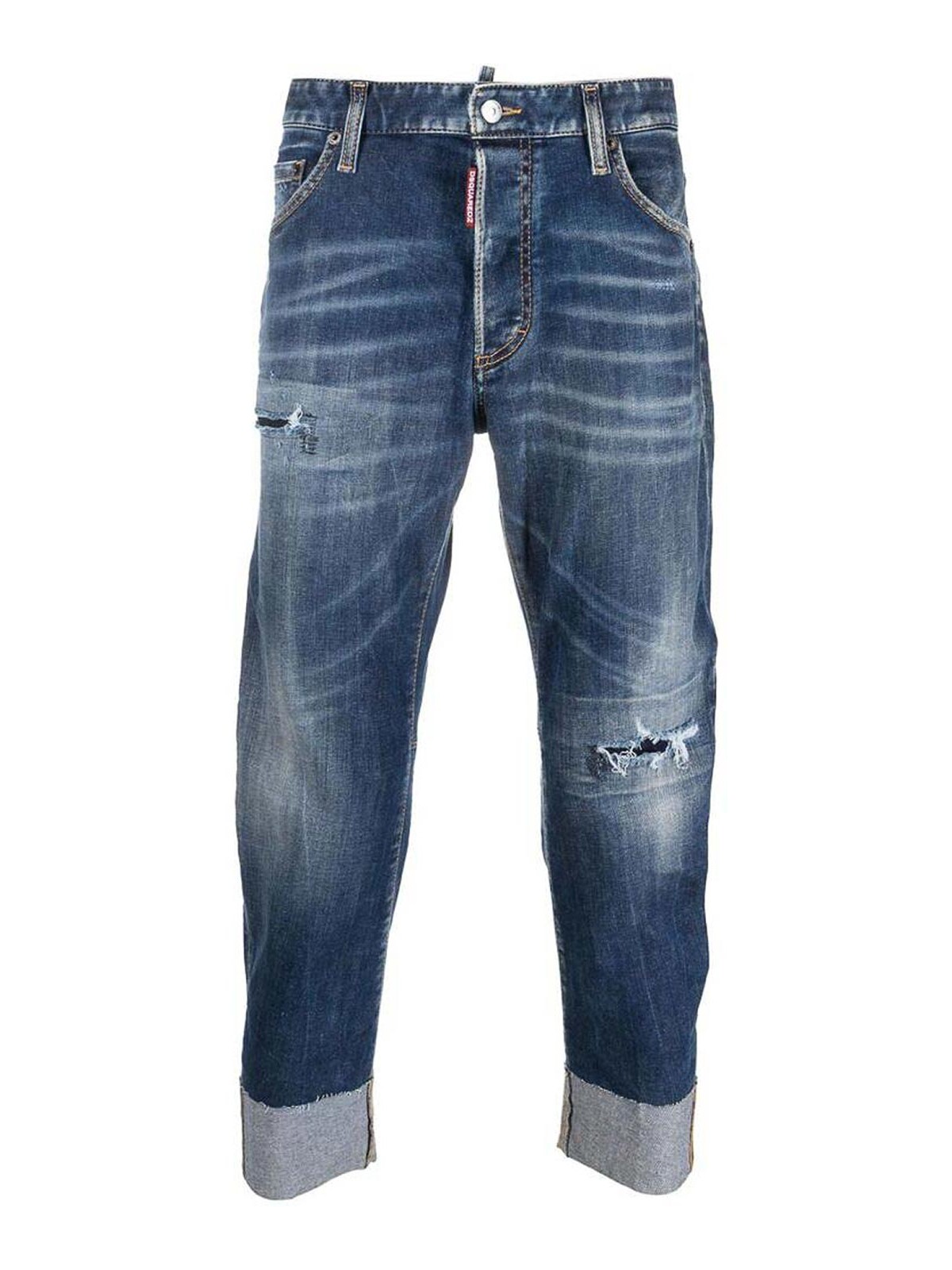 DSQUARED2 ICON STRAIGHT-LEG JEANS