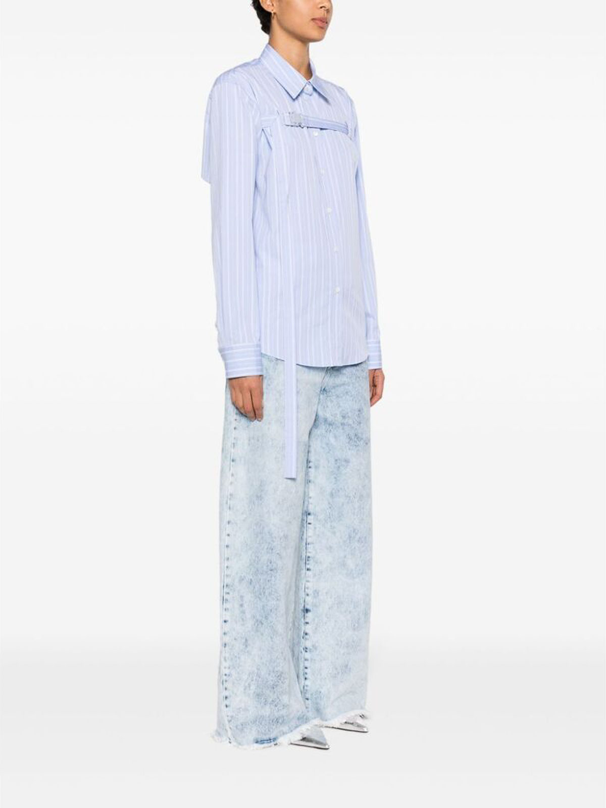 Shop Off-white Camisa - Azul In Blue