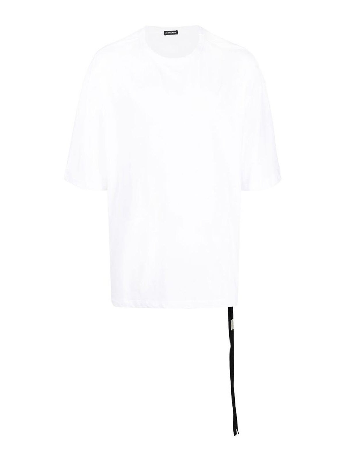 Ann Demeulemeester Distressed-effect Oversize T-shirt In White