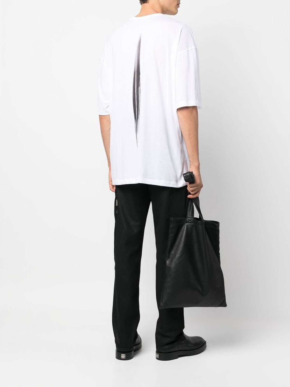 Shop Ann Demeulemeester Camiseta - Blanco In White