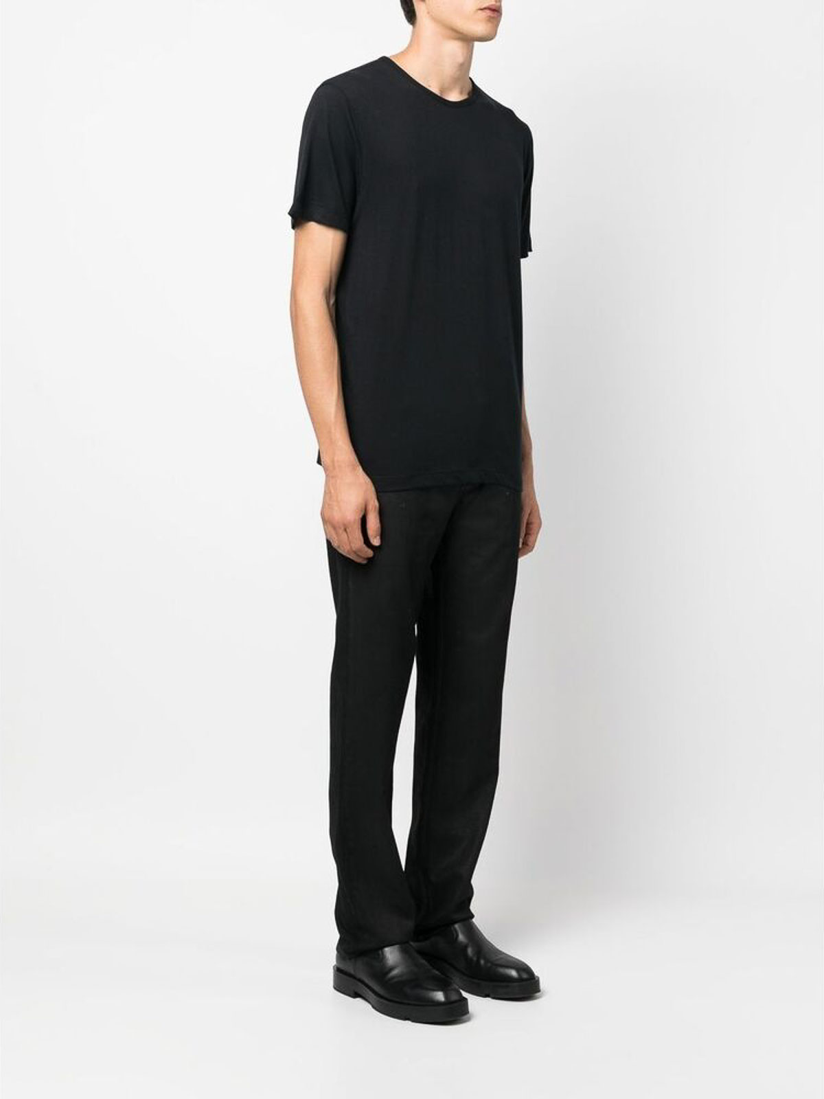 Shop Ann Demeulemeester Camiseta - Negro In Black