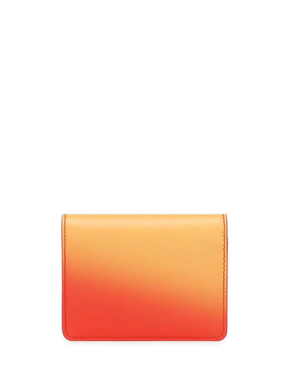 Shop Dolce & Gabbana Burnt Orange Fold Wallet