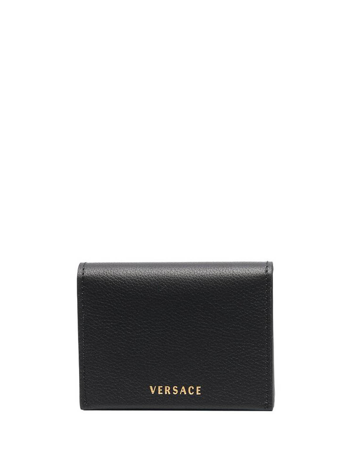 Shop Versace Black Medusa Wallet