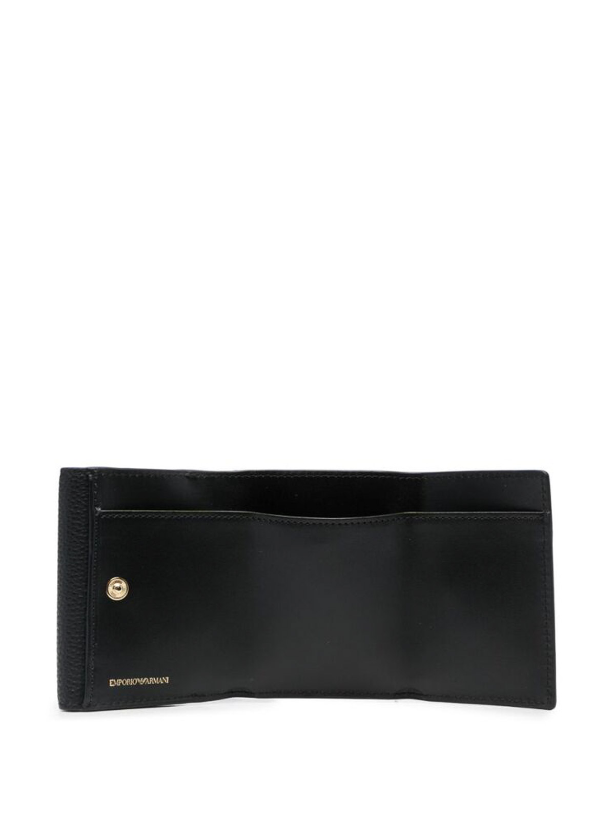 Shop Emporio Armani Faux-leather Wallet In Black
