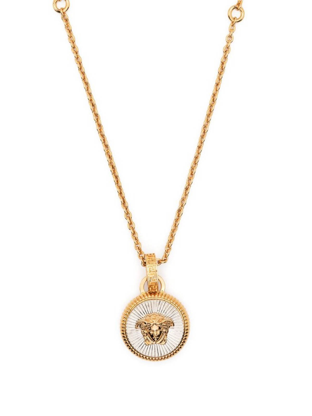 ネックレス・ペンダント Versace medusa Necklace Crystal La Medusa Necklace Gold,White | VERSACE US