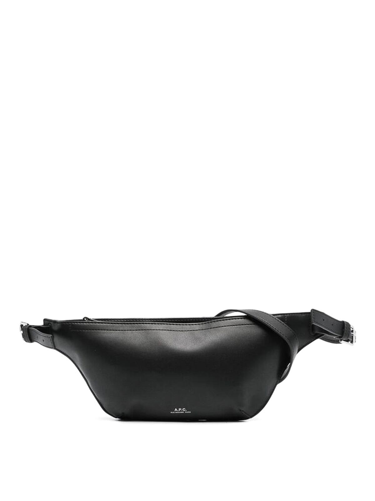 Shop Apc Medium Logo-print Belt Bag Black