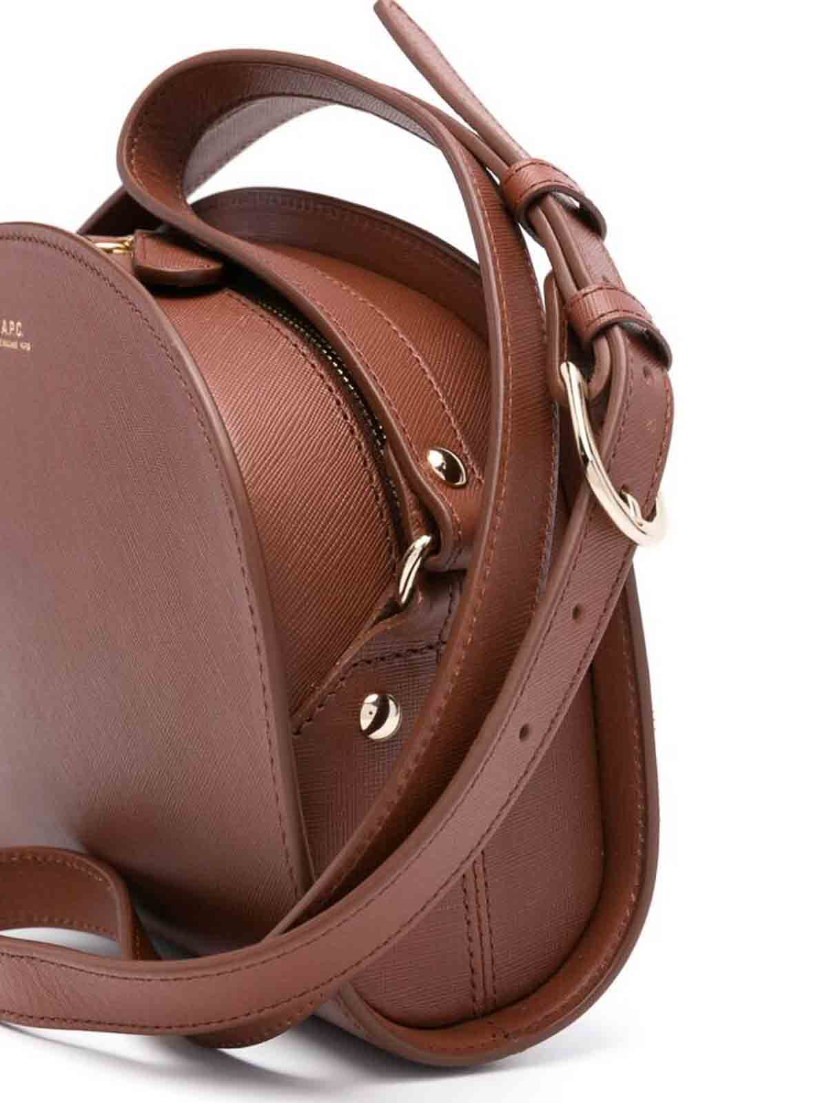 Shop Apc Chocolate Brown Grained Texture