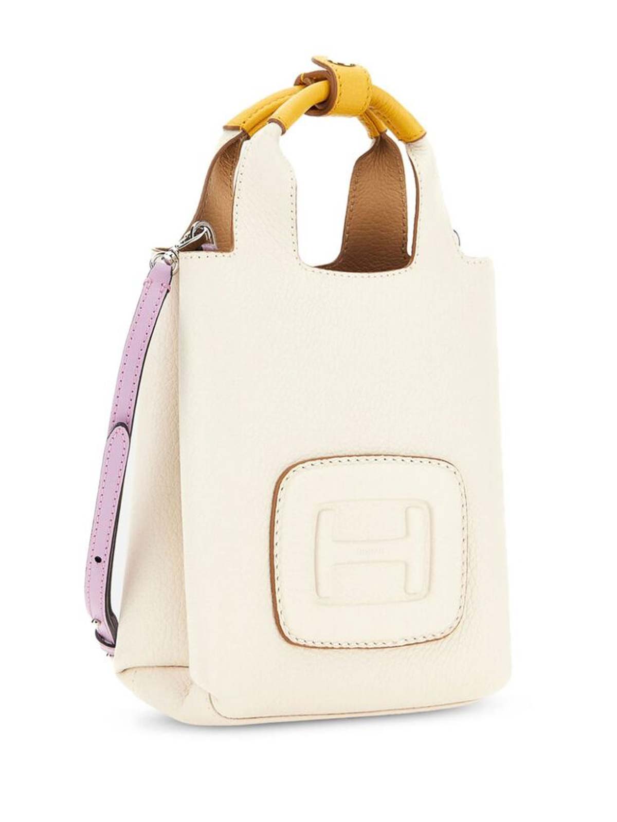 Shop Hogan Mini H-bag Shopping Bag In Multicolour