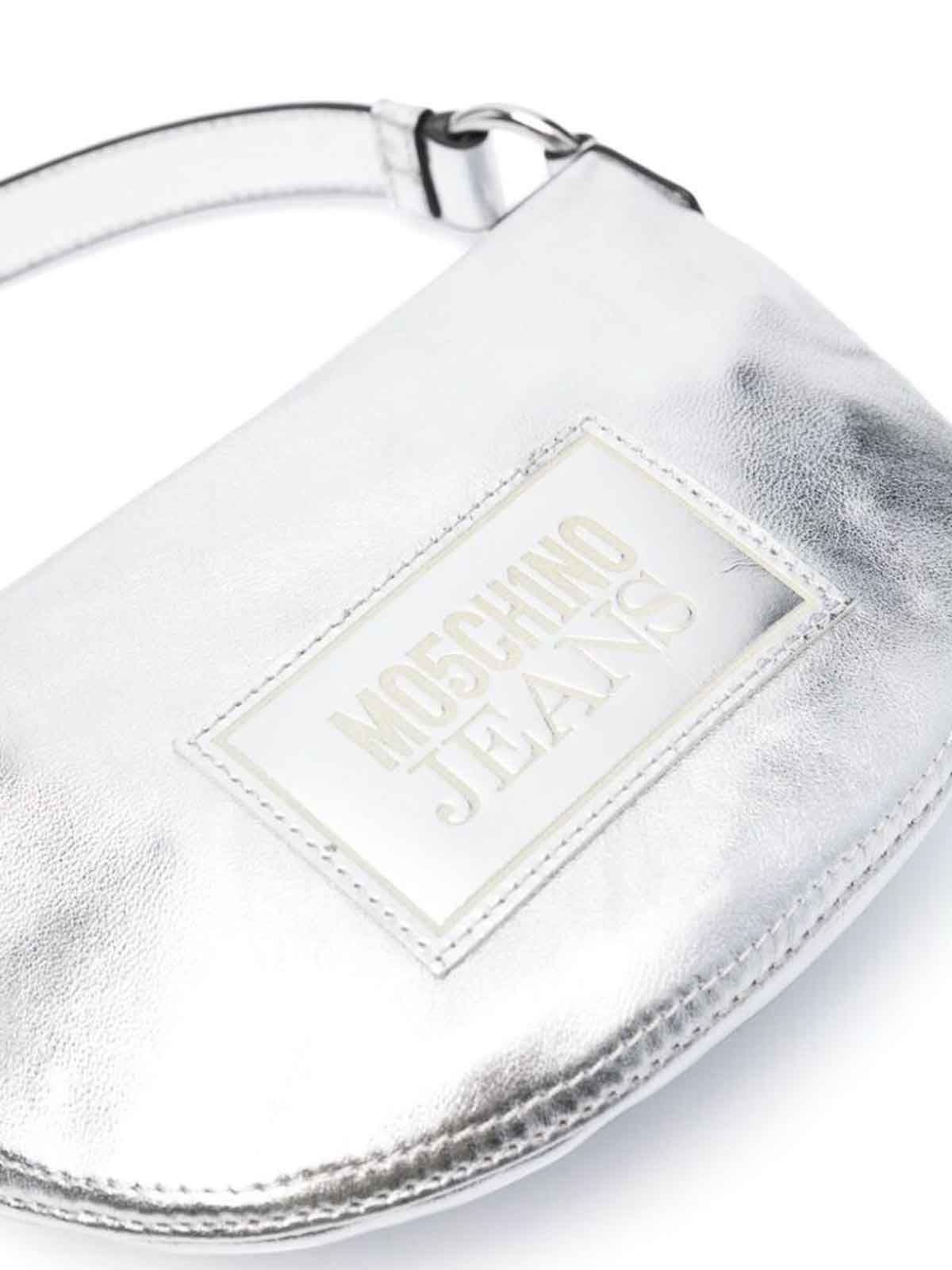 Shop Moschino Riñonera - Plata In Silver