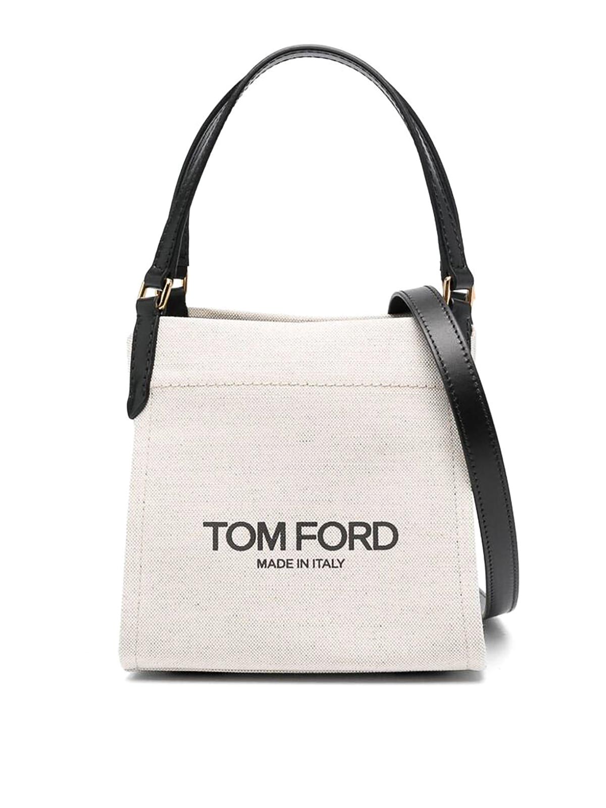 Tom Ford Small Amalfi Tote Bag In Light Beige