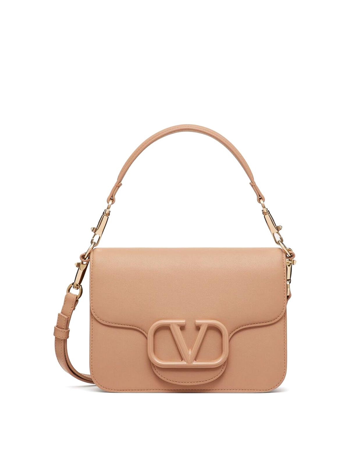 Shop Valentino Blush Pink Vlogo Signature Bag