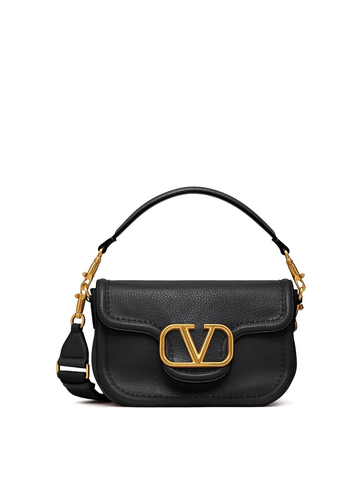 Valentino Garavani Alltime Shoulder Bag In Black