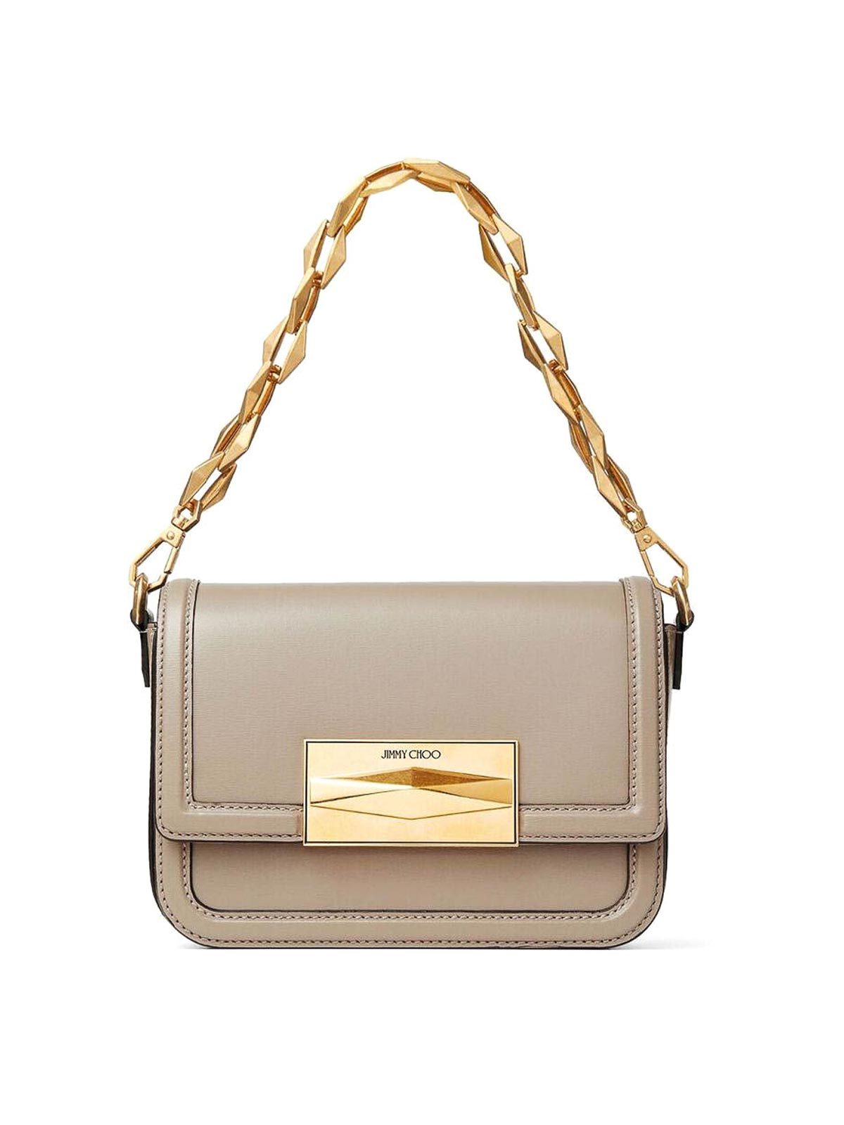 Jimmy Choo Diamond crossbody bag - Grey|DIAMONDCROSSBCZRTAGOL