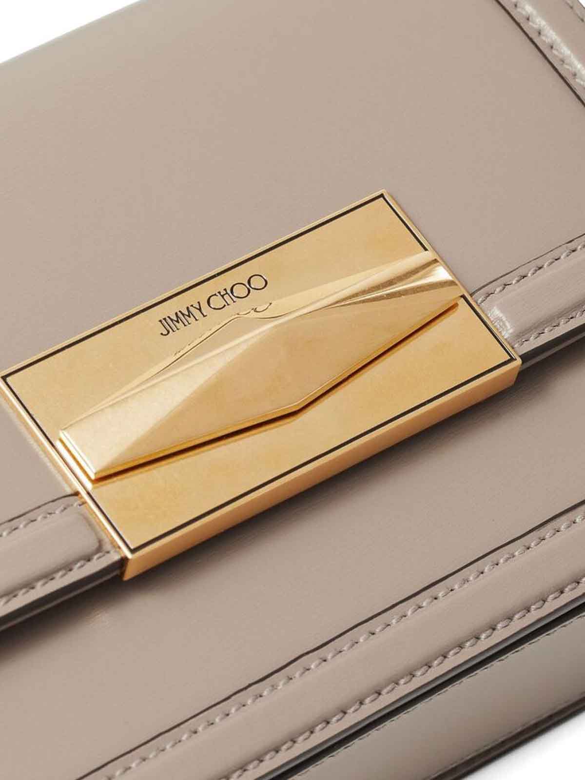 Jimmy Choo Diamond crossbody bag - Grey|DIAMONDCROSSBCZRTAGOL