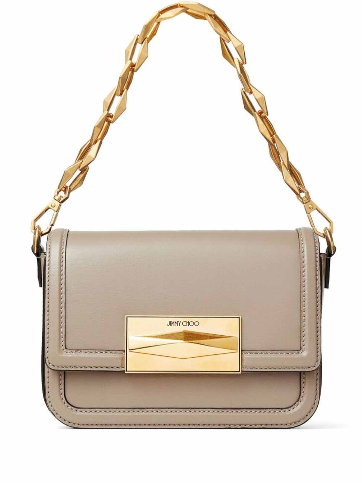 Jimmy Choo Diamond crossbody bag - Grey|DIAMONDCROSSBCZRTAGOL
