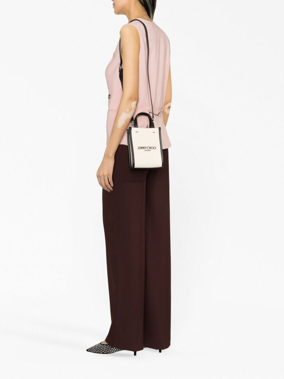 Jimmy Choo Mini n/s tote bag - Beige - Women
