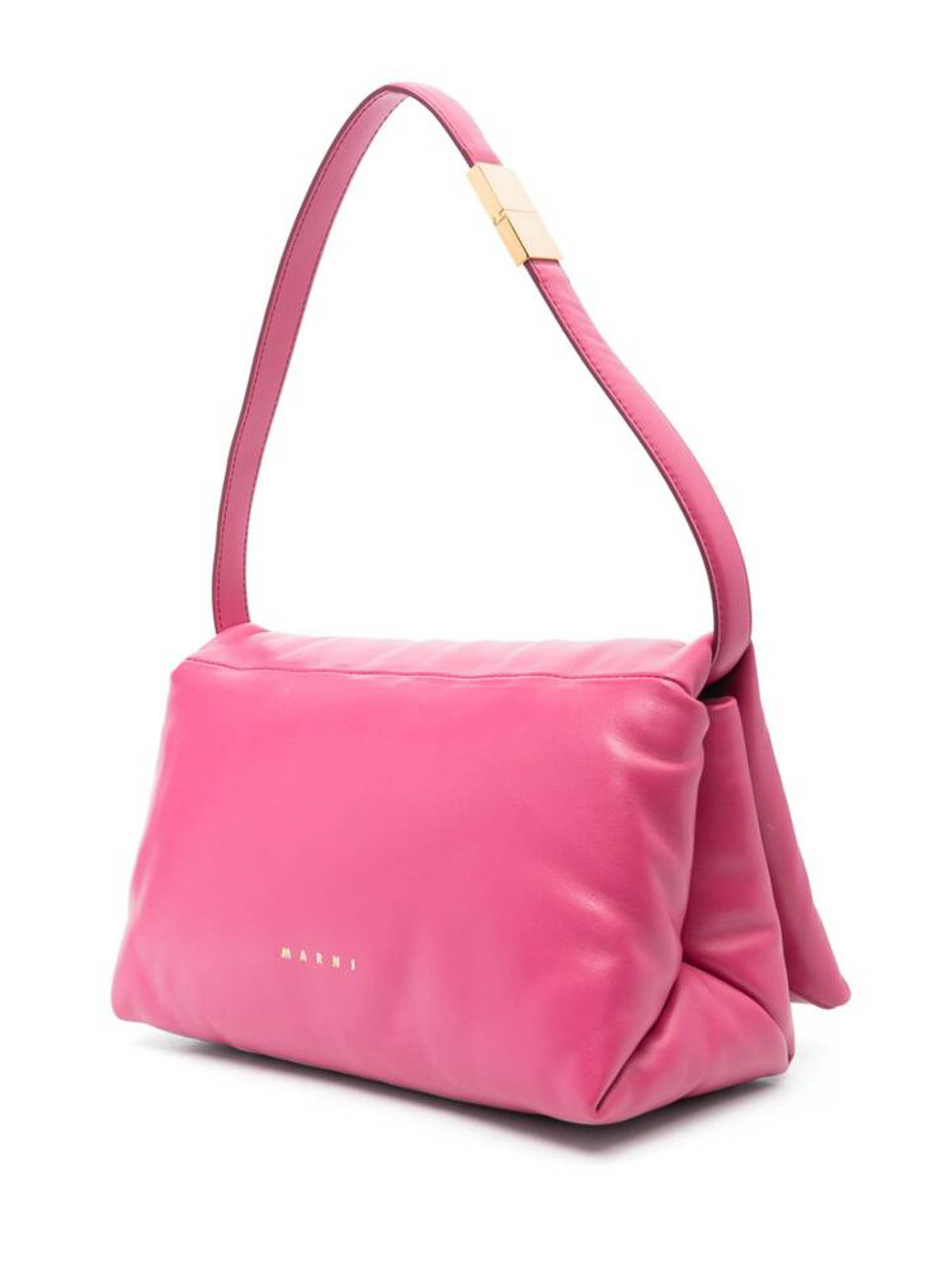 Shop Marni Medium Prisma Crossbody Bag In Nude & Neutrals