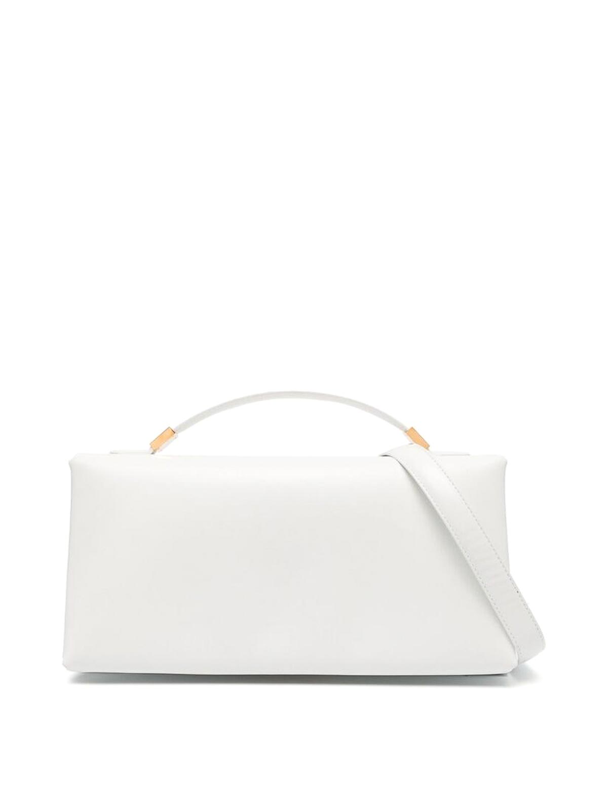 Shop Marni Prisma Padded Bag In White