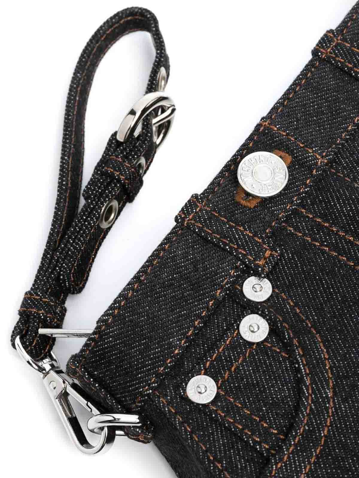 Shop Moschino Zip- Clutch Bag In Black