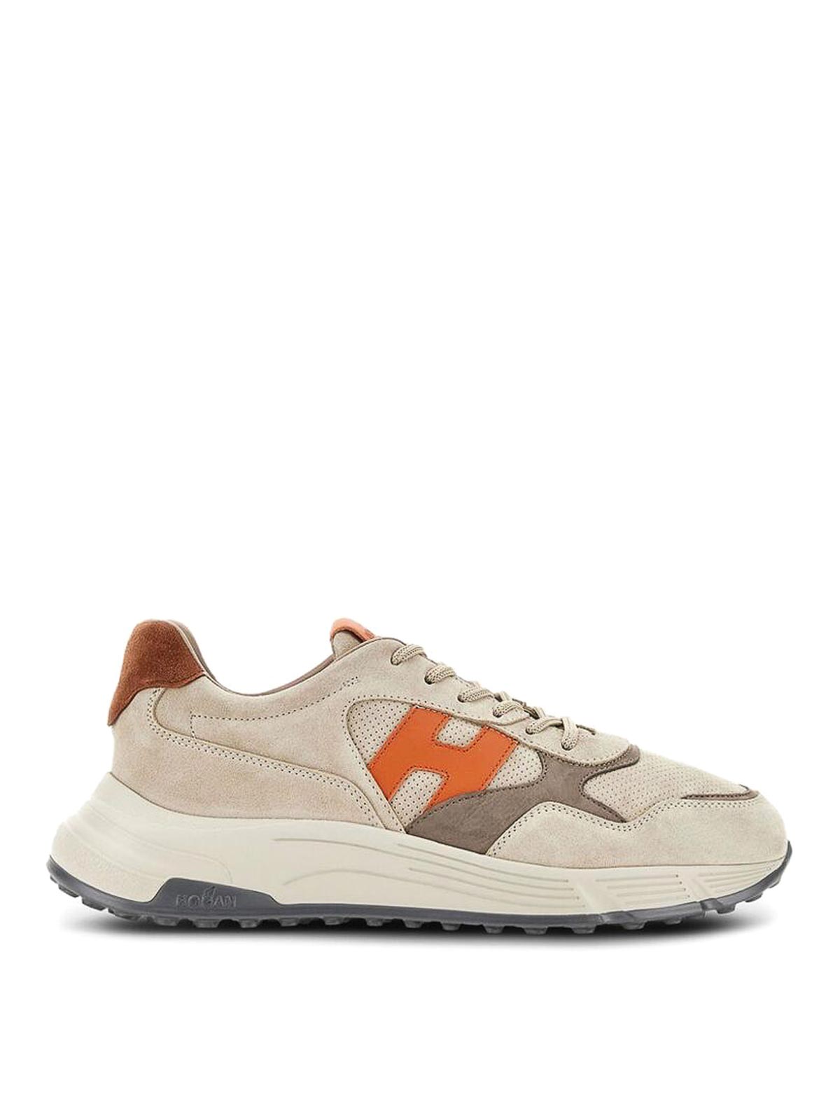 HOGAN HYPERLIGHT PANELLED LACE-UP SNEAKERS