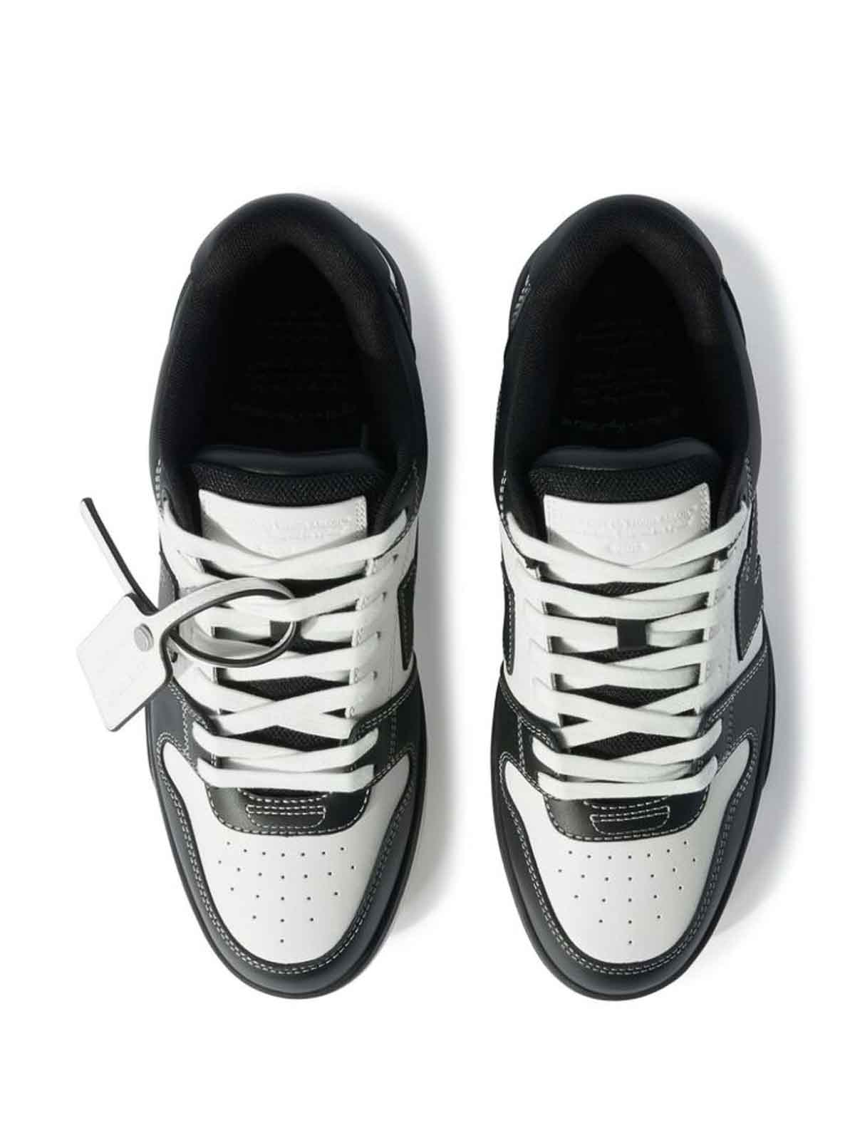 Shop Off-white Black White Signature Arrows Motif Sneakers