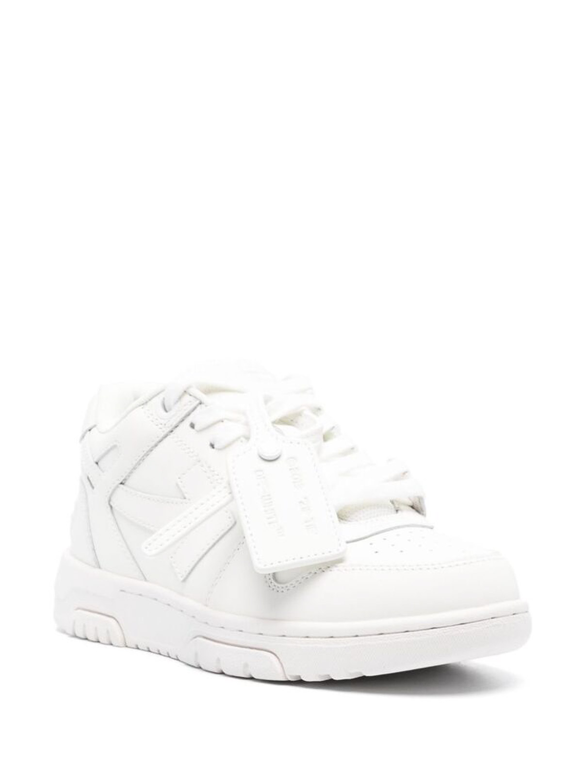 Shop Off-white White Panelled Logo Patch Sneakers