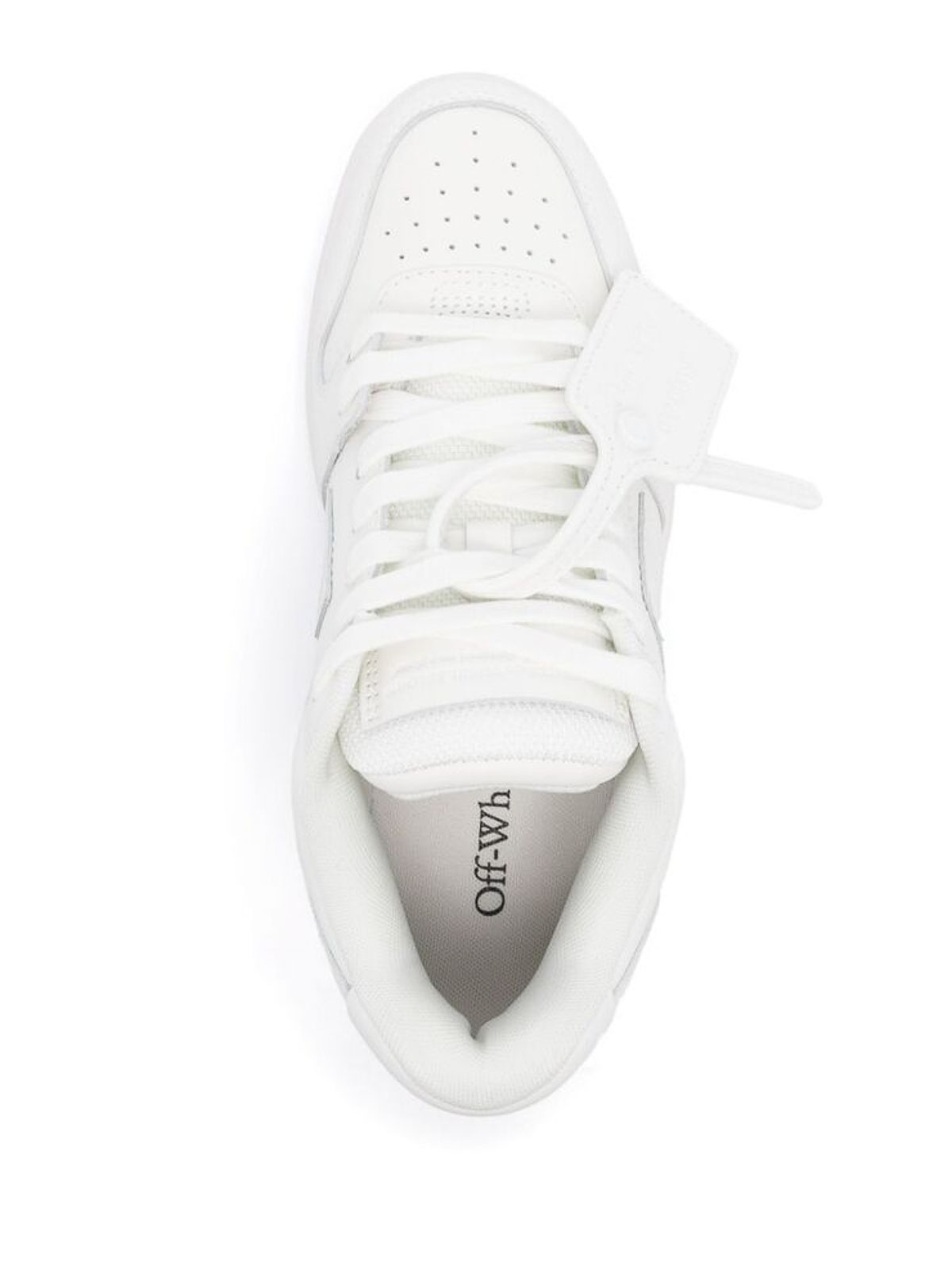 Shop Off-white White Panelled Logo Patch Sneakers