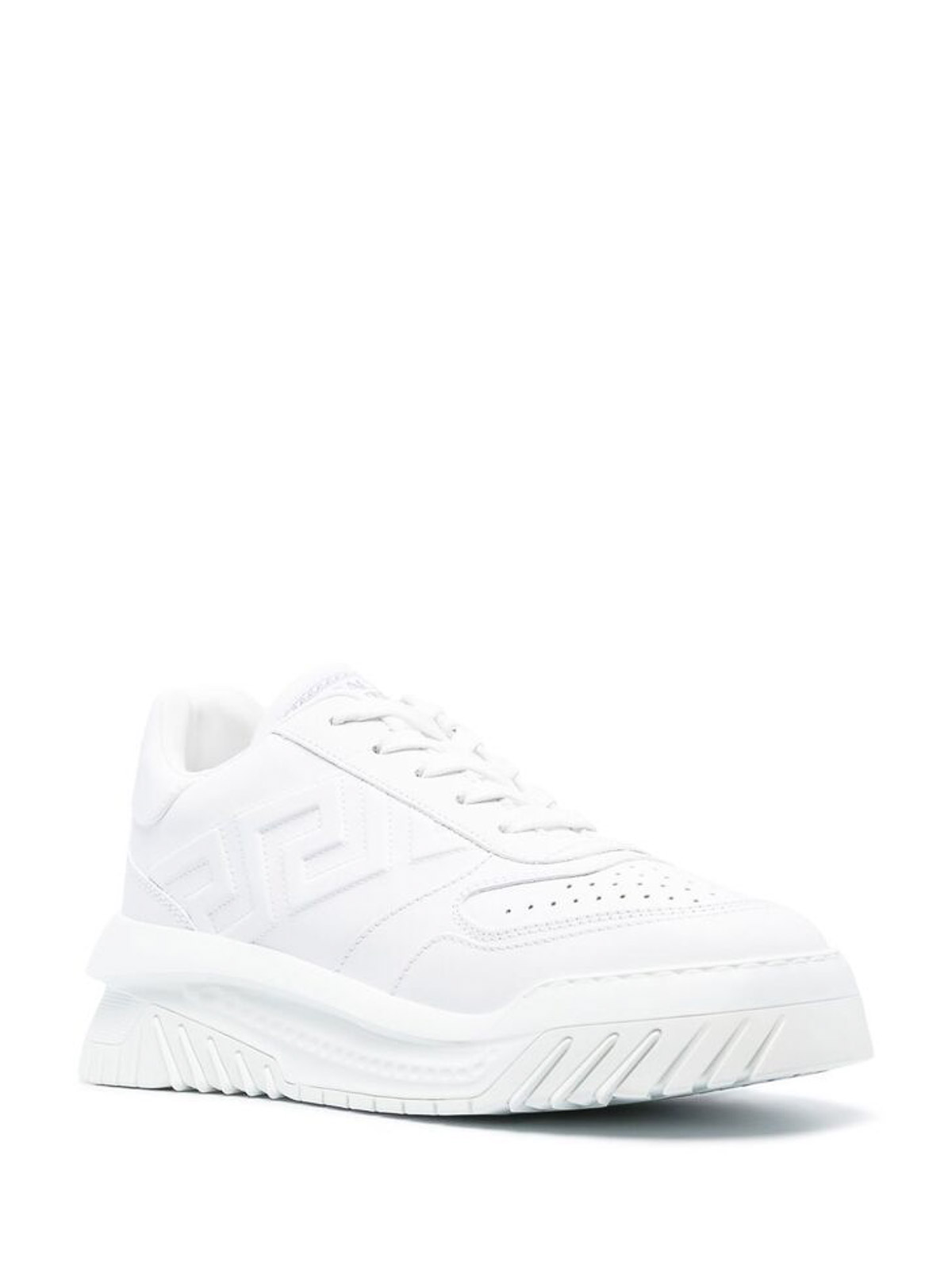 Shop Versace White Odissea Chunky Sneakers