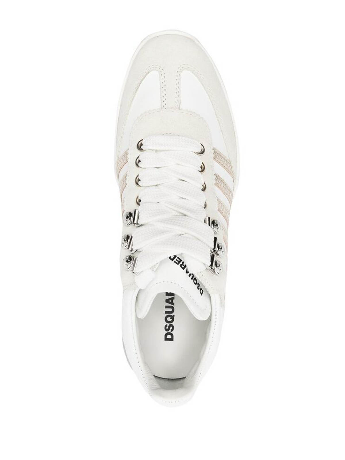 Shop Dsquared2 Low-top Sneakers In White