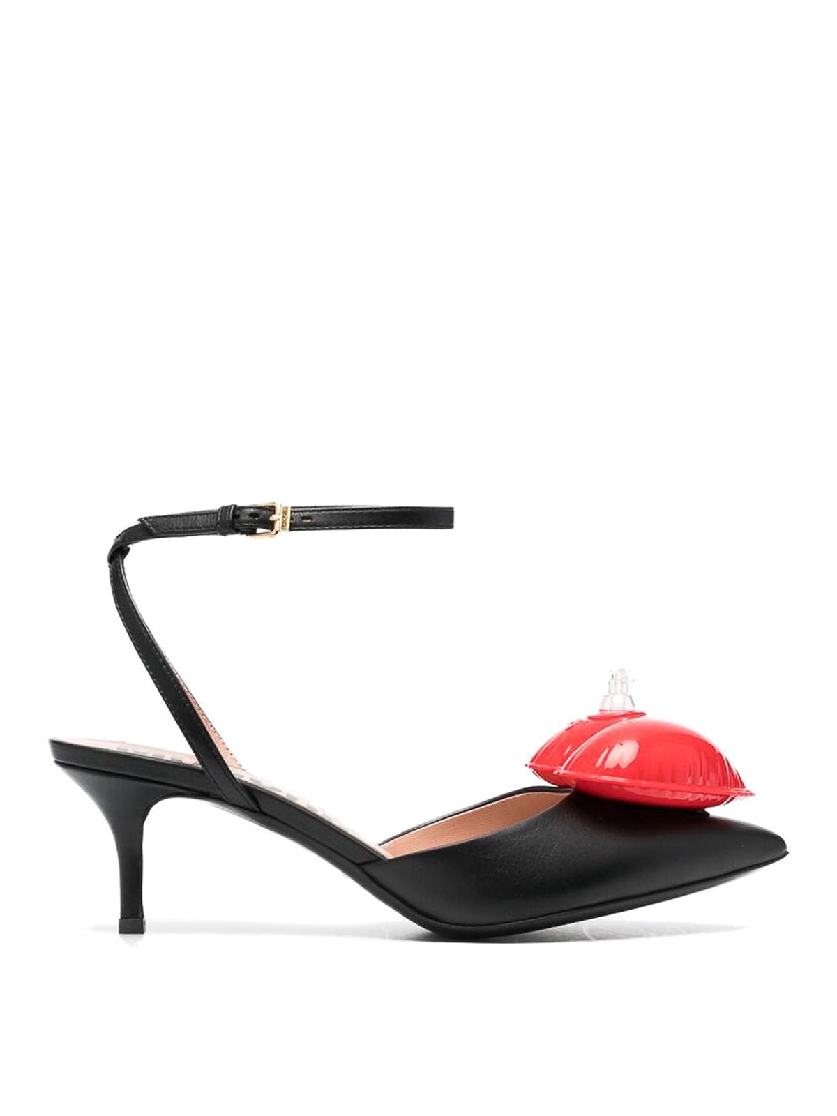 Moschino Black heart-shape pumps - Black - Women|MA10795C0GMF0000