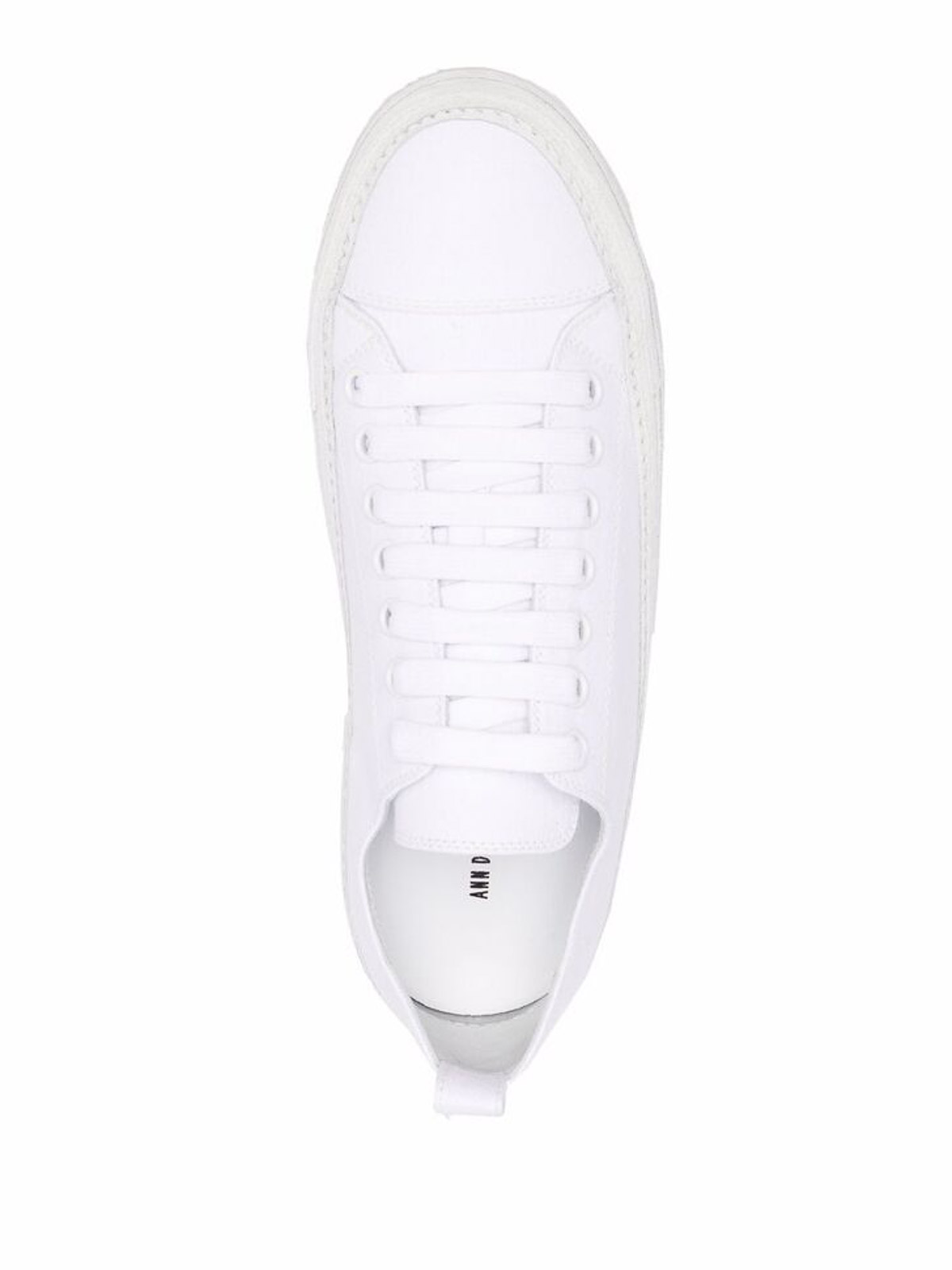 Shop Ann Demeulemeester White/low-top Sneakers